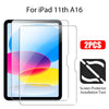 Two screen protector installation tools for an iPad 11th generation device.