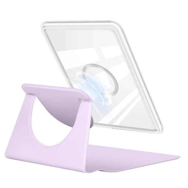 Coque de protection rotative 360° violet clair pour appareil Kindle.