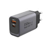 A gray wall charger with a USB-A port and a DC output, rated for 150W Super fast 5.0 charging.