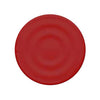 A round, deep red silicone ripple grip magnetic phone stand.