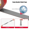 Roll of foam double sided tape showing its flexibility and ductility features