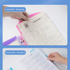 Two types of openings for a loose-leaf file bag including vertical and horizontal styles