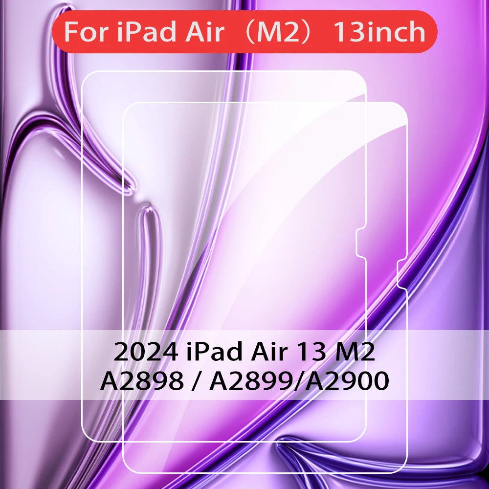 Tempered glass screen protector for a 2024 iPad Air 13 M2 model