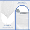 White tear resistance waterproof shipping bag with an arched view showing the material's durability.