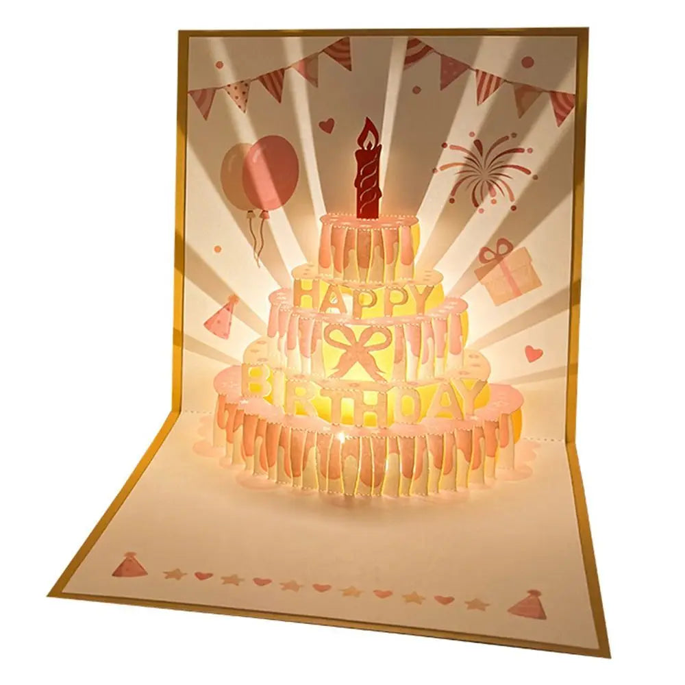 Musical LED Birthday Greeting Card