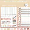 A set of 9 colors of acrylic paint markers with a 720 degree design for drawing and art.
