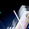 A pair of ESR Paper-Feel Magnetic Screen Protectors for an iPad, shown on a dark background.