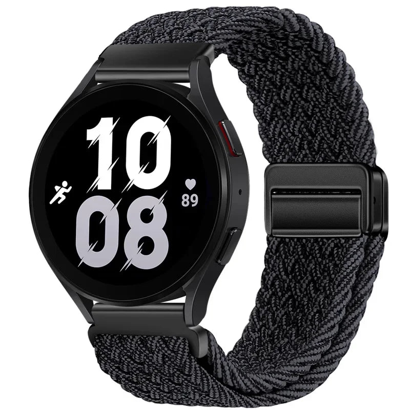 Schwarzer magnetischer Armband für die Nothing CMF Pro 2 Smartwatch.