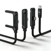 Black foldable charging cable with an integrated stand and USB-C connector.