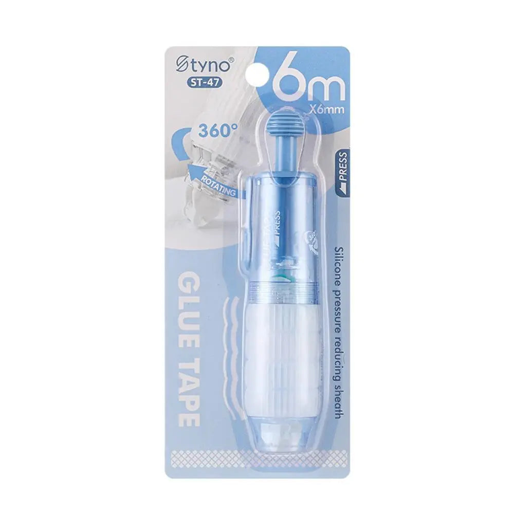 A package of Styno ST-47 glue tape measuring 6 meters with an X6mm tip for pressing.