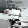 A person is using an inkless printing technology device to print on thermal paper.