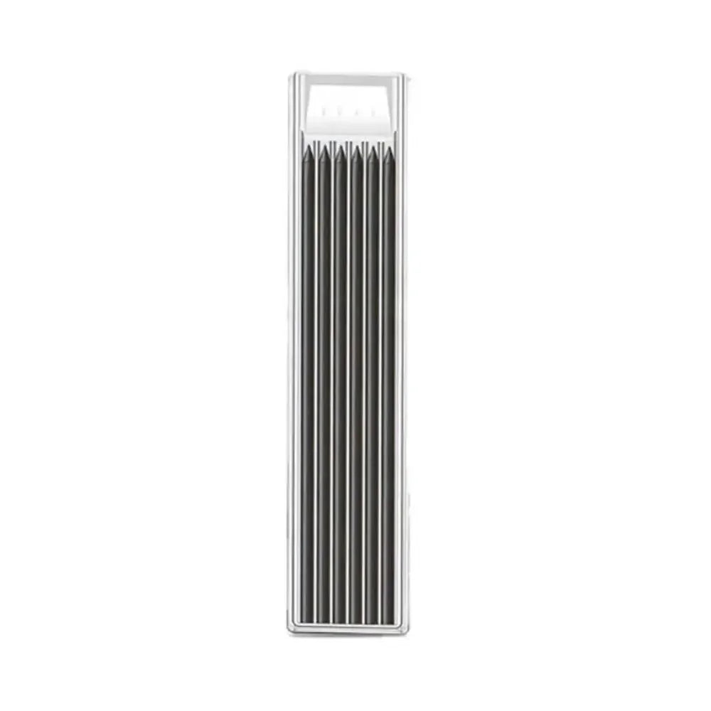 A precision mechanical pencil with a built-in sharpener, featuring multiple sharpened leads.