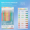 Morandi Gel Pen set featuring nine colors for drawing, painting, and handwriting