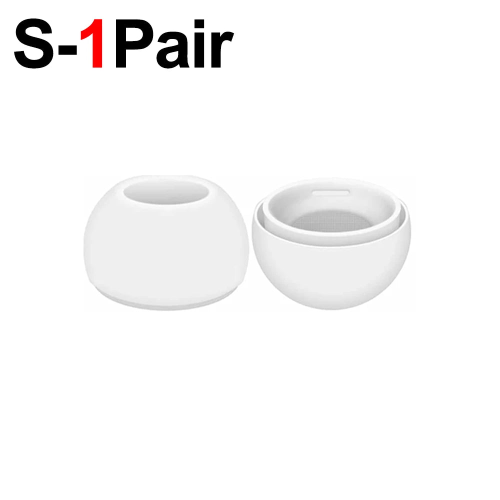 Une paire de embouts en silicone blancs de remplacement pour AirPods Pro