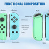Diagram showing the functional composition and components of an RGB Wireless Joy-Con controller pair.