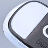 Close-up view of a white and black Logitech G PRO mouse skate product.