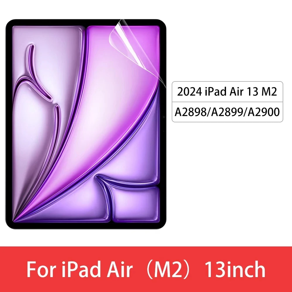 Paper-feel matte screen protector for a 2024 iPad Air 13 M2 13 inch model