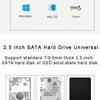 A versatile SATA hard drive and SSD enclosure compatible with Windows, macOS, and Linux systems.