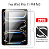 Two screen protector installation tools for an iPad Pro 11 M4 M5 device.