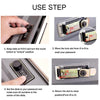 Instructions for using a secret combination key lock safe box showing steps to unlock and reset the password.