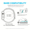 Diagram showing how to fit a watch strap by measuring the wrist and marking the rope length.