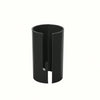 Black portable plastic wrapping paper cutter tool.