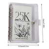A clear plastic money clip featuring the text 25K Monthly Savings Challenge and CDN Girl Cash Stuffer.