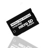 A black Memory Stick PRO Duo compatible microSD adapter.