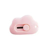 A pink utility knife with a rounded body and a visible blade mechanism.