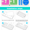 Installation steps for a 2 pack of Wipes used to clean and install a Tempered Glass Screen Protector for iPad Air 11