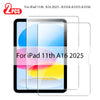 Zwei klare gehärtete Glasbildschirmschutz für iPad 11. Generation A16 2025 Modell