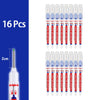 A set of 16 precision waterproof marking pens in various colors and tips for woodworking and crafts.