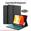 Black case and backlit keyboard for a Redmi Pad 2 or SE tablet.
