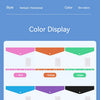 Color display showing six colors for an A4 Snap Button Document Bag product.