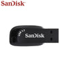 Black SanDisk USB 3.2 flash drive with a rectangular connector.