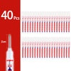 40 pieces of precision waterproof marking pens for woodworking and crafts displayed in a red background.