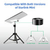 Soporte trípode ajustable portátil compatible con ambas versiones de Starlink Mini para montar paneles solares