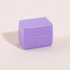 A small, rectangular purple roller stamp used for privacy protection on confidential documents.