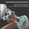 Close-up view of a graphene diaphragm speaker unit for professional sound technology.