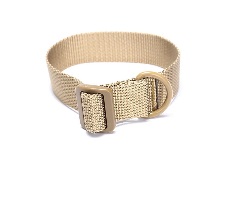 A beige adjustable tactical sling adapter for rifle stocks.