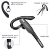 A black ergonomic rotating ear hook and earphones with an indicator light.