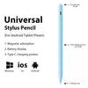A long, slender stylus pencil with a double click on/off feature and various connectivity options for Android and iOS devices