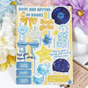 Set süßer karikierter dekorativer Insertkarten mit Text wie Boys Are Better In Books und Book Girlie