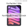 Comparación de protector de pantalla mate universal para iPad Mini 7 (2024) y iPad Mini 6 (2021) de 8.3 pulgadas.