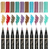 A collection of 10 skin painting face paint tubes in various colors and finishes.