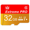 بطاقة ذاكرة حمراء وذهبية تحمل علامة Extreme PRO سعة 32 جيجابايت