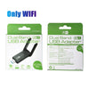 Boîte verte et blanche contenant un adaptateur USB Dual Band pour conversion WiFi vers Bluetooth.