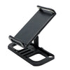 Soporte de clip negro para control remoto de dron DJI, diseñado para montarse en tableta o teléfono.