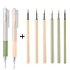 A set of precision utility knives for crafting and scrapbooking, shown with various blade sizes.