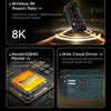 A promotional graphic showing a black wireless gaming mouse with 8K reporting rate and a Nordic52840 master chip.